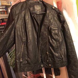 Faux Leather Jacket